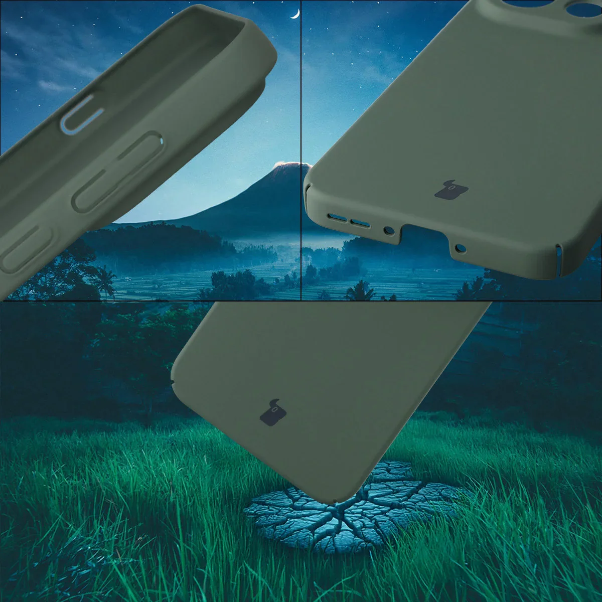 Handyhülle für Oppo Find X9, Bizon Case Lupka, Grün - Image 5