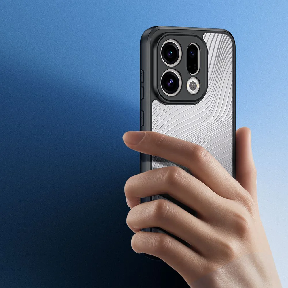 Handyhülle für Oppo Find X9, Dux Ducis Aimo, Transparent mit schwarzen Rahmen - Image 2