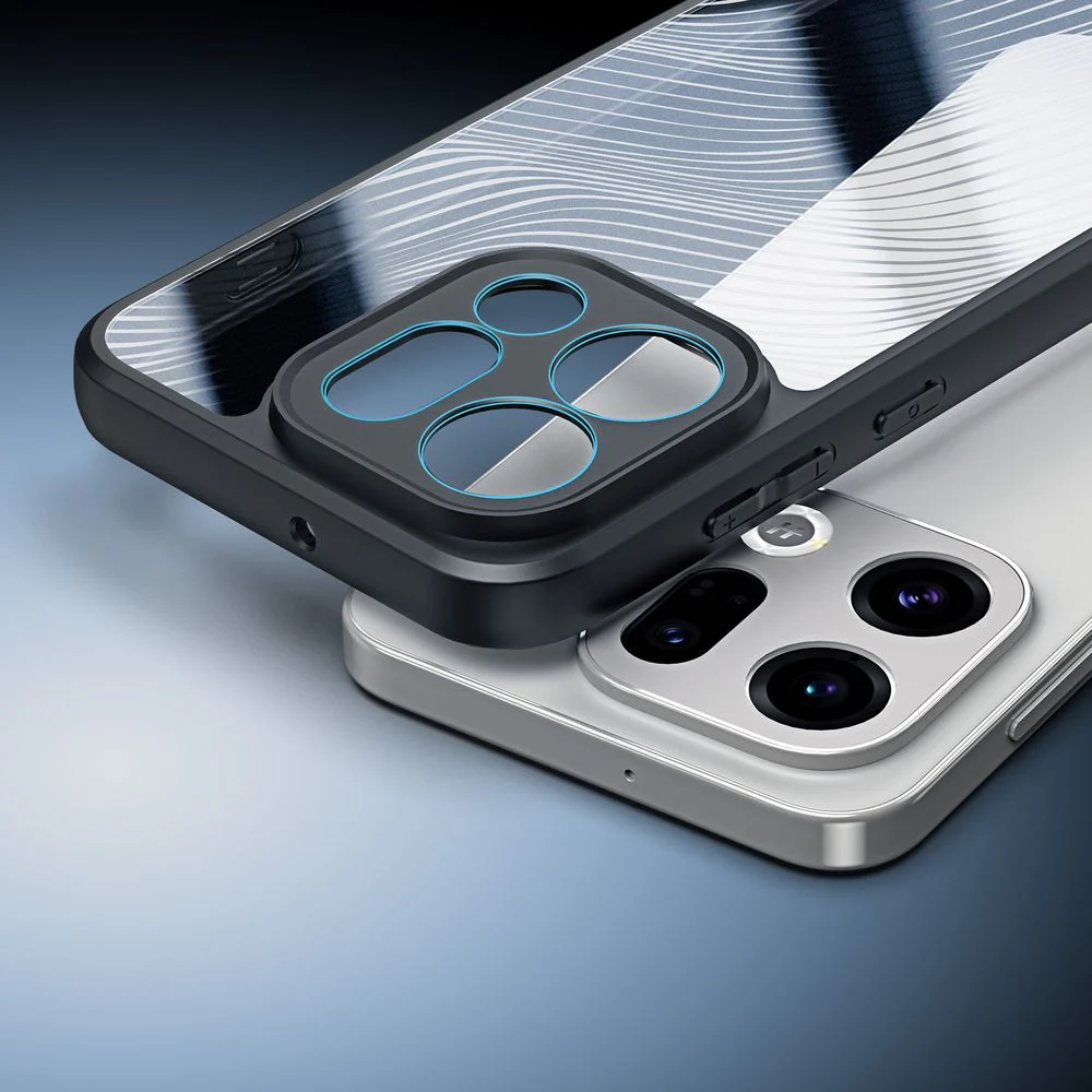 Handyhülle für Oppo Find X9, Dux Ducis Aimo, Transparent mit schwarzen Rahmen - Image 3
