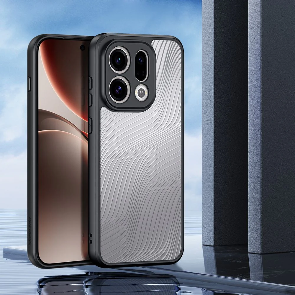Handyhülle für Oppo Find X9, Dux Ducis Aimo, Transparent mit schwarzen Rahmen - Image 5