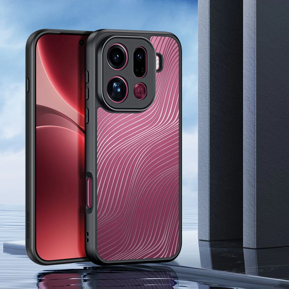 Handyhülle für Oppo Find X9 Pro, Dux Ducis Aimo, Transparent mit schwarzen Rahmen - Image 5