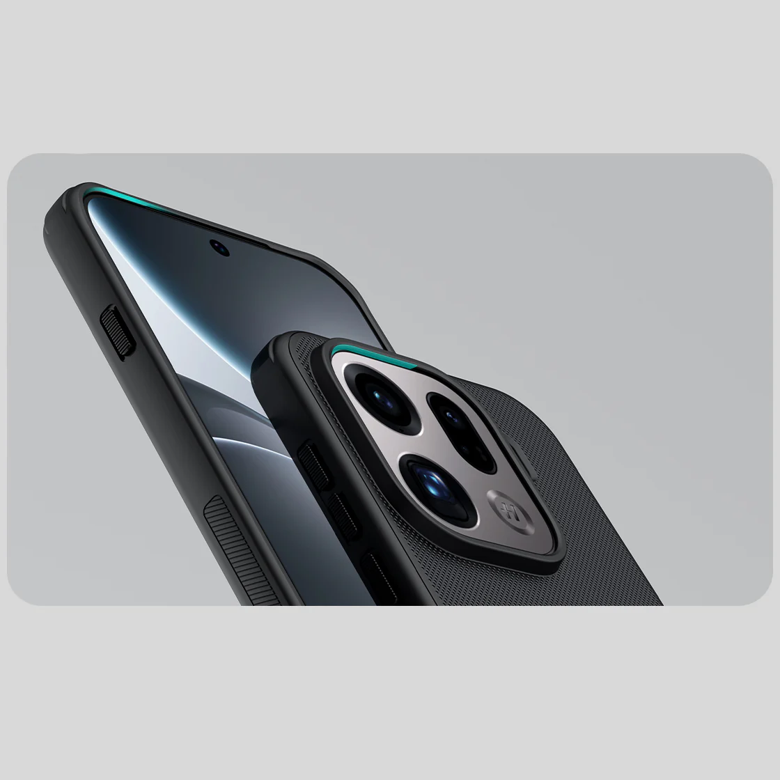 Handyhülle für Oppo Find X9 Pro, Nillkin Frosted Shield Pro Magnetic mit MagSafe, Schwarz - Image 12