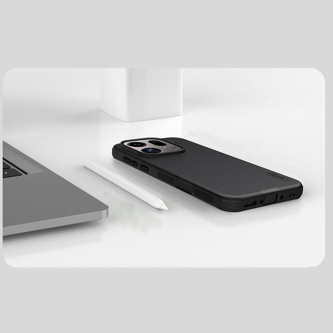 Handyhülle für Oppo Find X9 Pro, Nillkin Frosted Shield Pro Magnetic mit MagSafe, Schwarz - Image 19