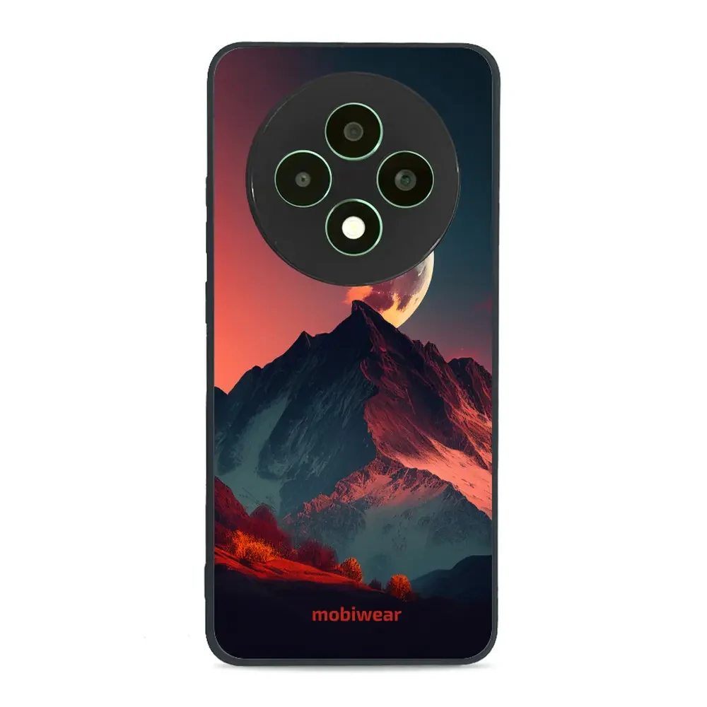 Handyhülle für Oppo Reno 12 F, Mobiwear Glossy Case, Gebirgsdämmerung