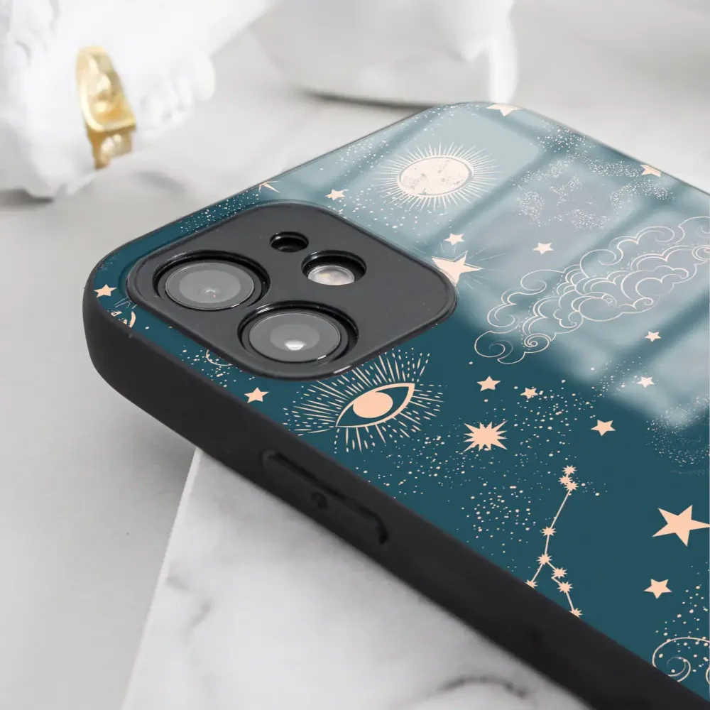Handyhülle für Oppo Reno 12 Pro, Mobiwear Glossy Case, Astraler Staub - Image 2