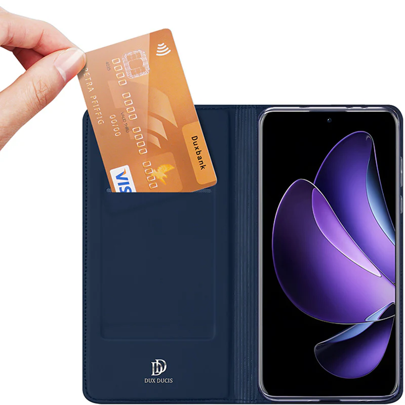 Handyhülle für Oppo Reno13 Pro, Dux Ducis Skin Pro, Dunkelblau