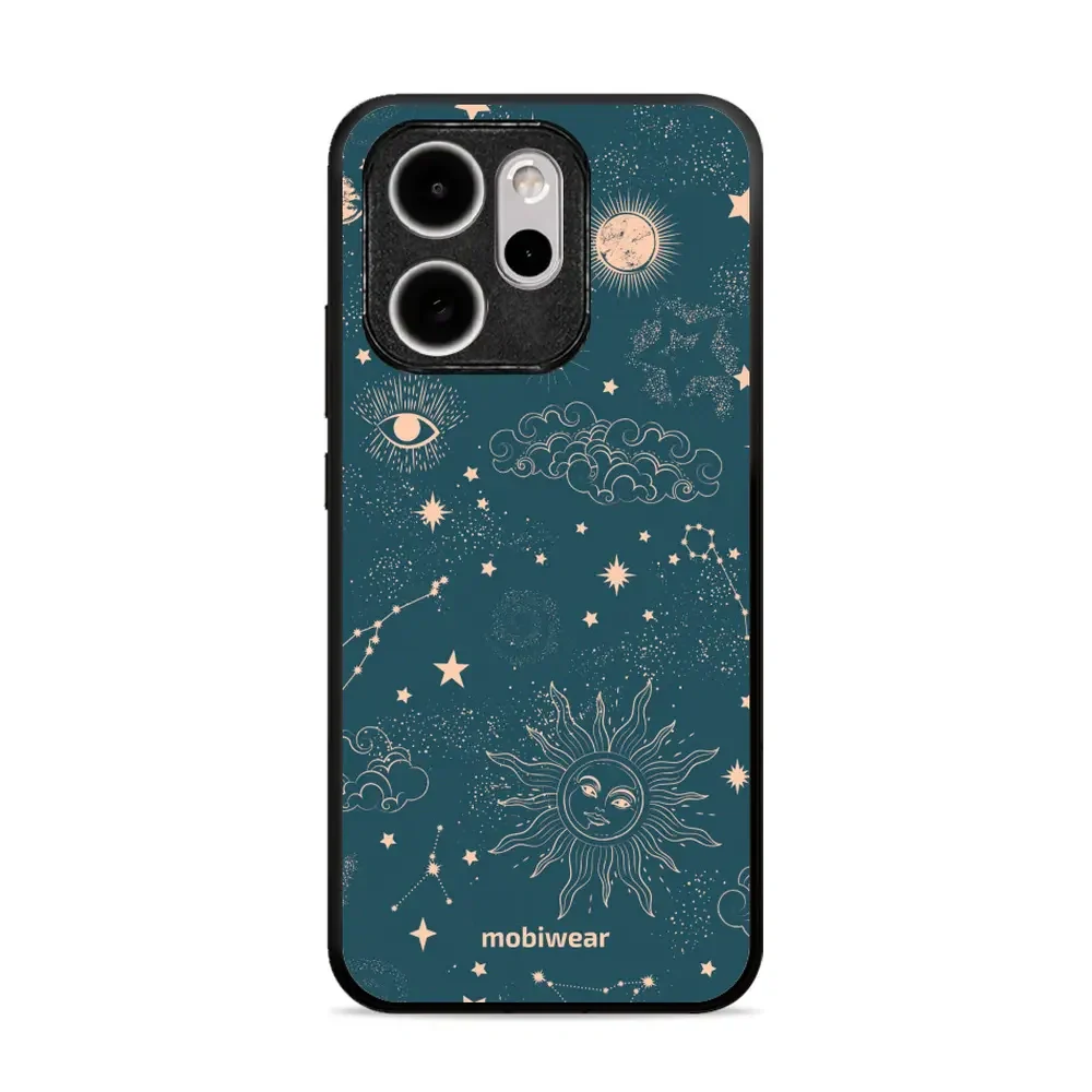 Handyhülle für Oppo Reno 15 Pro, Mobiwear Glossy Case, Astraler Staub