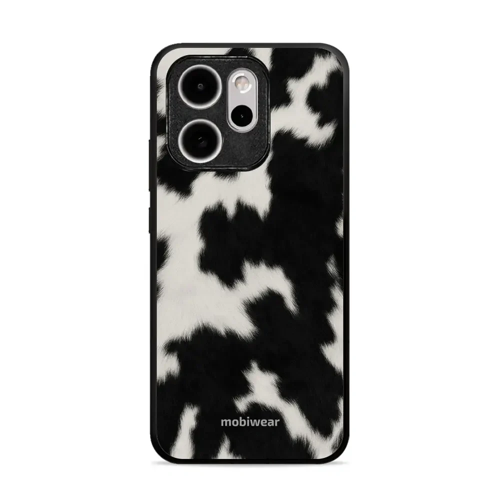 Handyhülle für Oppo Reno 15 Pro, Mobiwear Glossy Case, Kuhfell-Optik