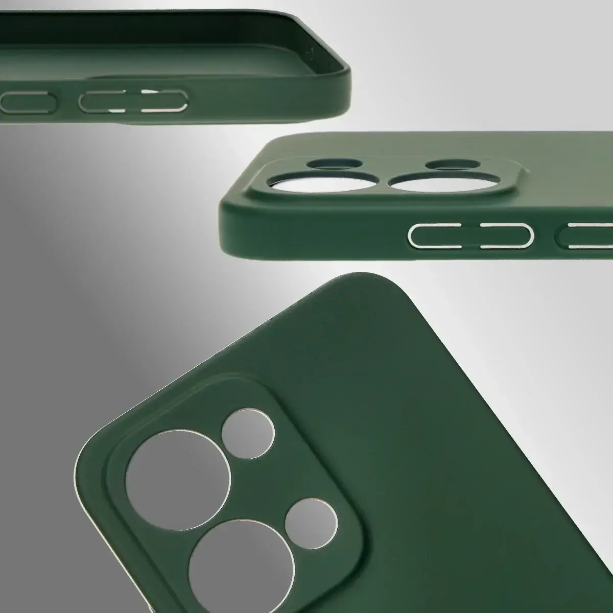 Handyhülle für Oppo Reno13, Bizon Case Lupka, Grün - Image 4