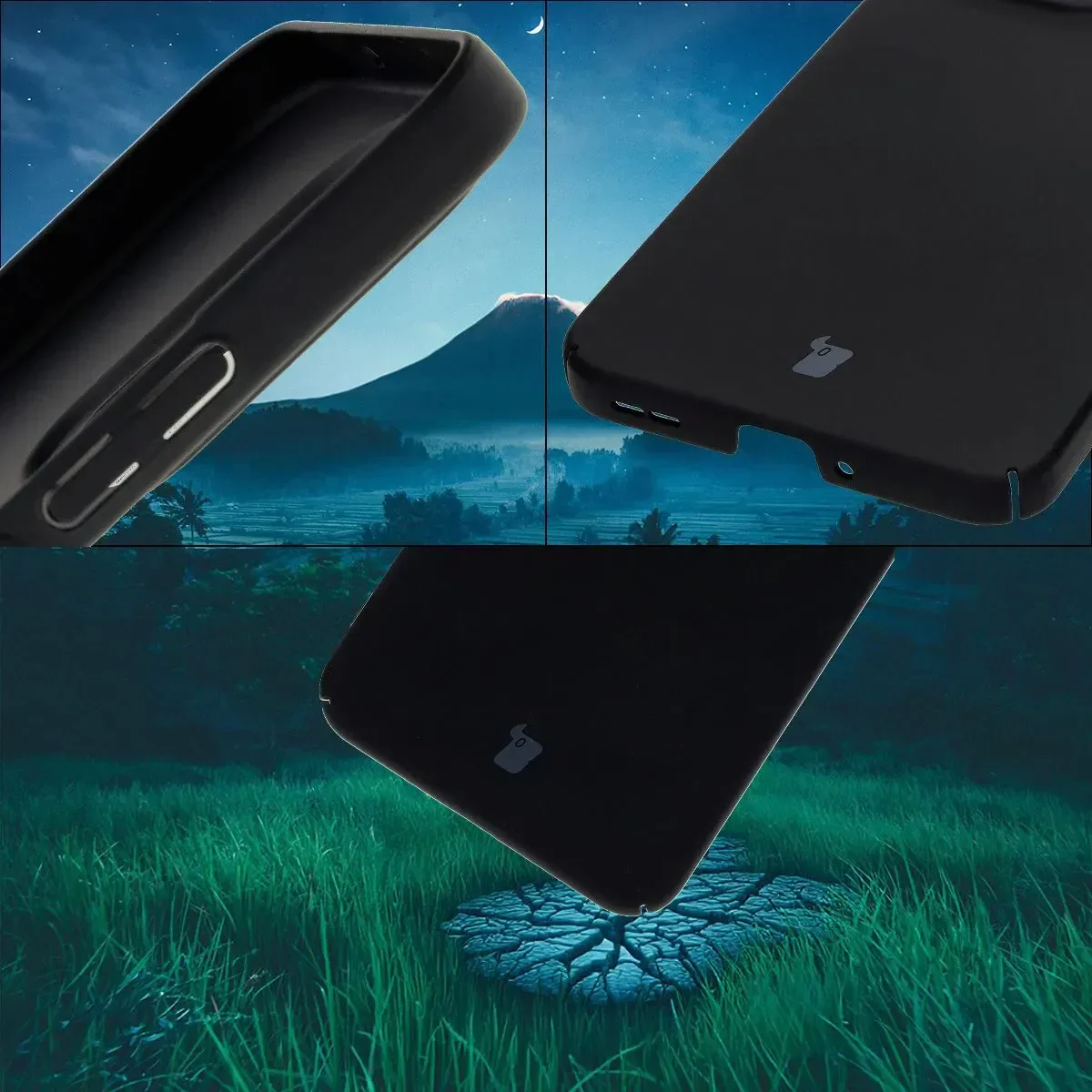 Handyhülle für Oppo Reno13 Pro, Bizon Case Lupka, Schwarz - Image 5