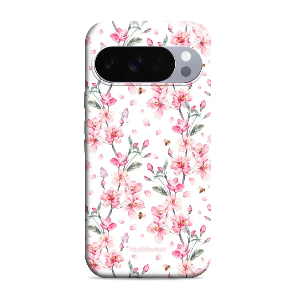 Handyhülle für Pixel 10 Pro, Mobiwear Elite Pro, Japanischer Blumenstrauß