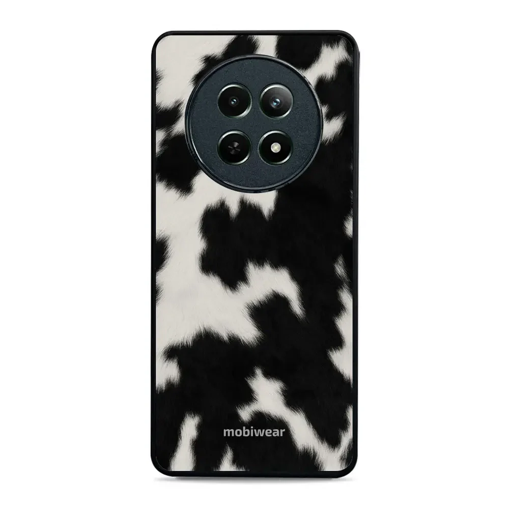 Handyhülle für Realme 12 5G, Mobiwear Glossy Case, Kuhfell-Optik