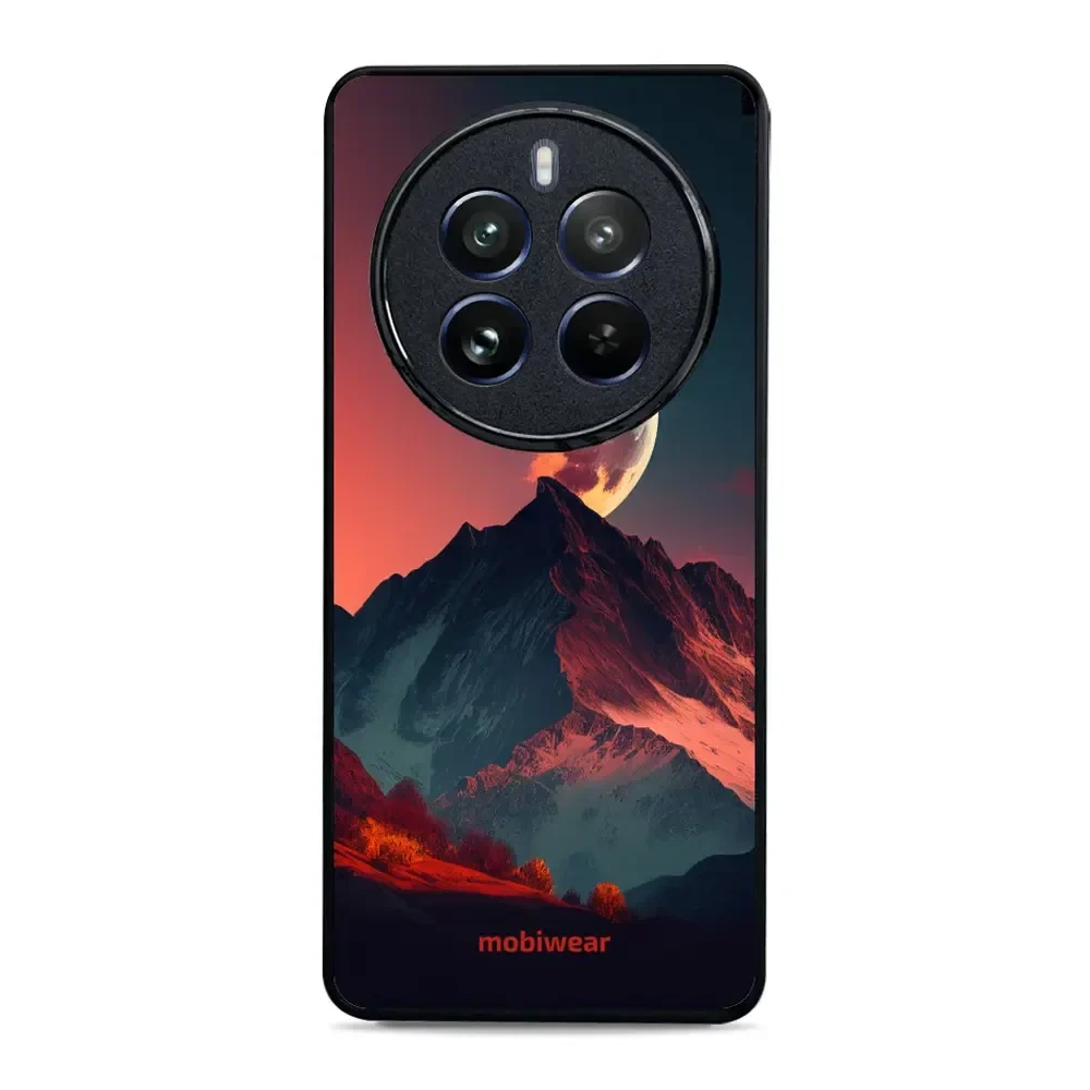 Handyhülle für Realme 12 Pro, Mobiwear Glossy Case, Gebirgsdämmerung