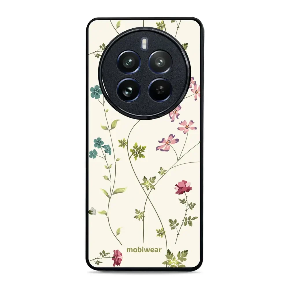 Handyhülle für Realme 12 Pro Plus, Mobiwear Glossy Case, Idyllische Blüte