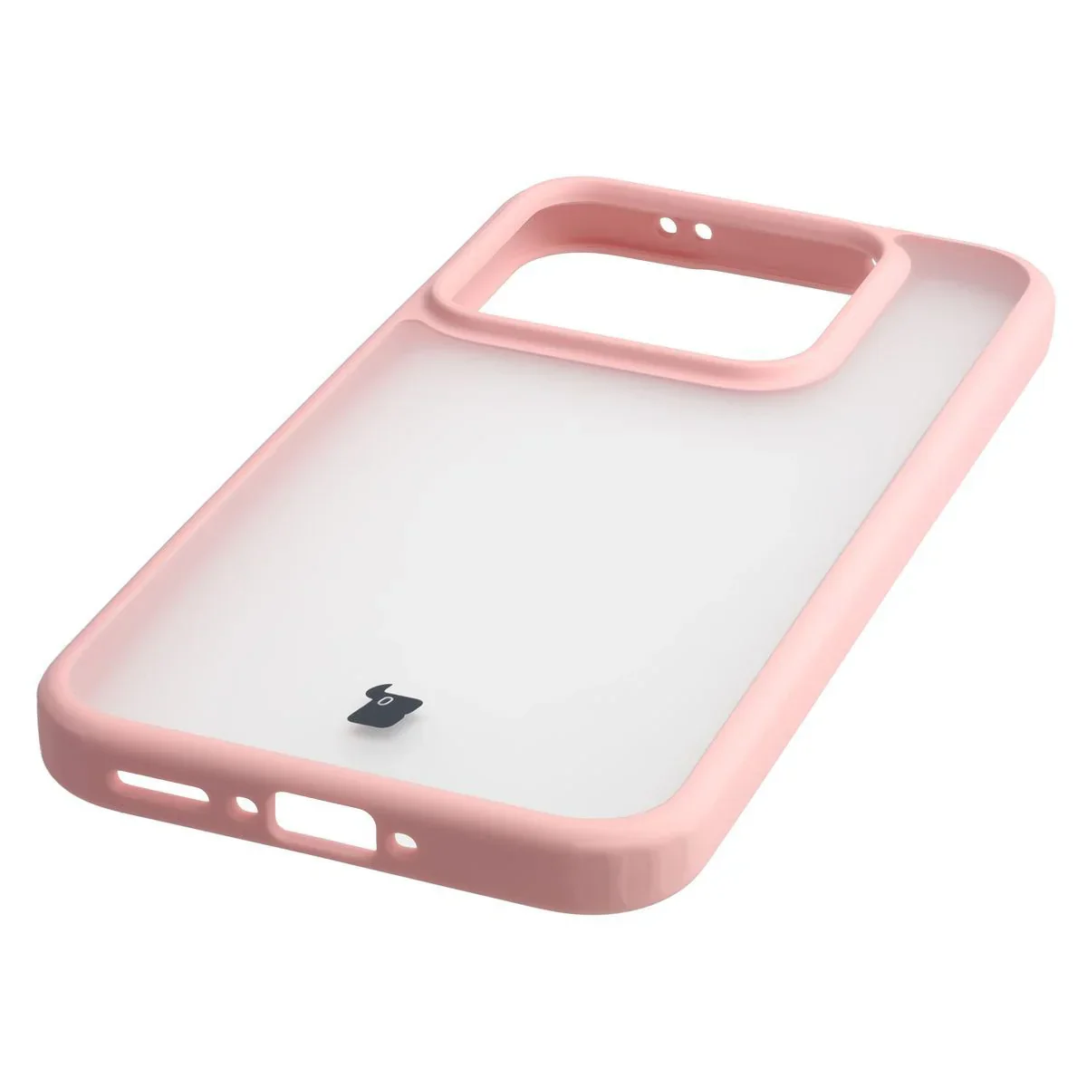Handyhülle für Realme GT 8 Pro, Bizon Case Angelo, Semitransparent mit hellrosa Rahmen - Image 5