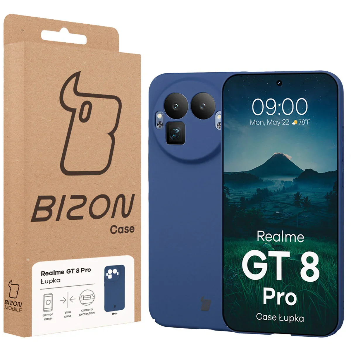 Handyhülle für Realme GT 8 Pro, Bizon Case Lupka, Blau - Image 6