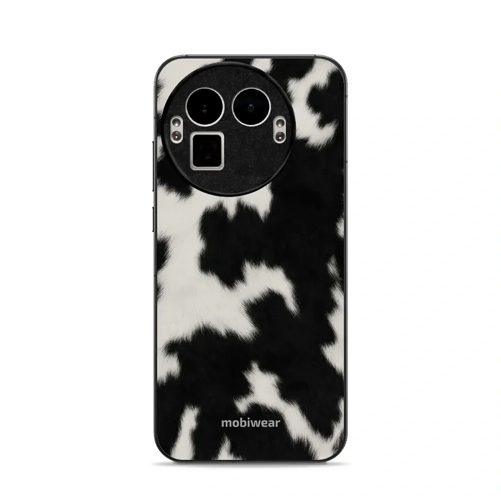 Handyhülle für Realme GT 8 Pro, Mobiwear Glossy Case, Kuhfell-Optik