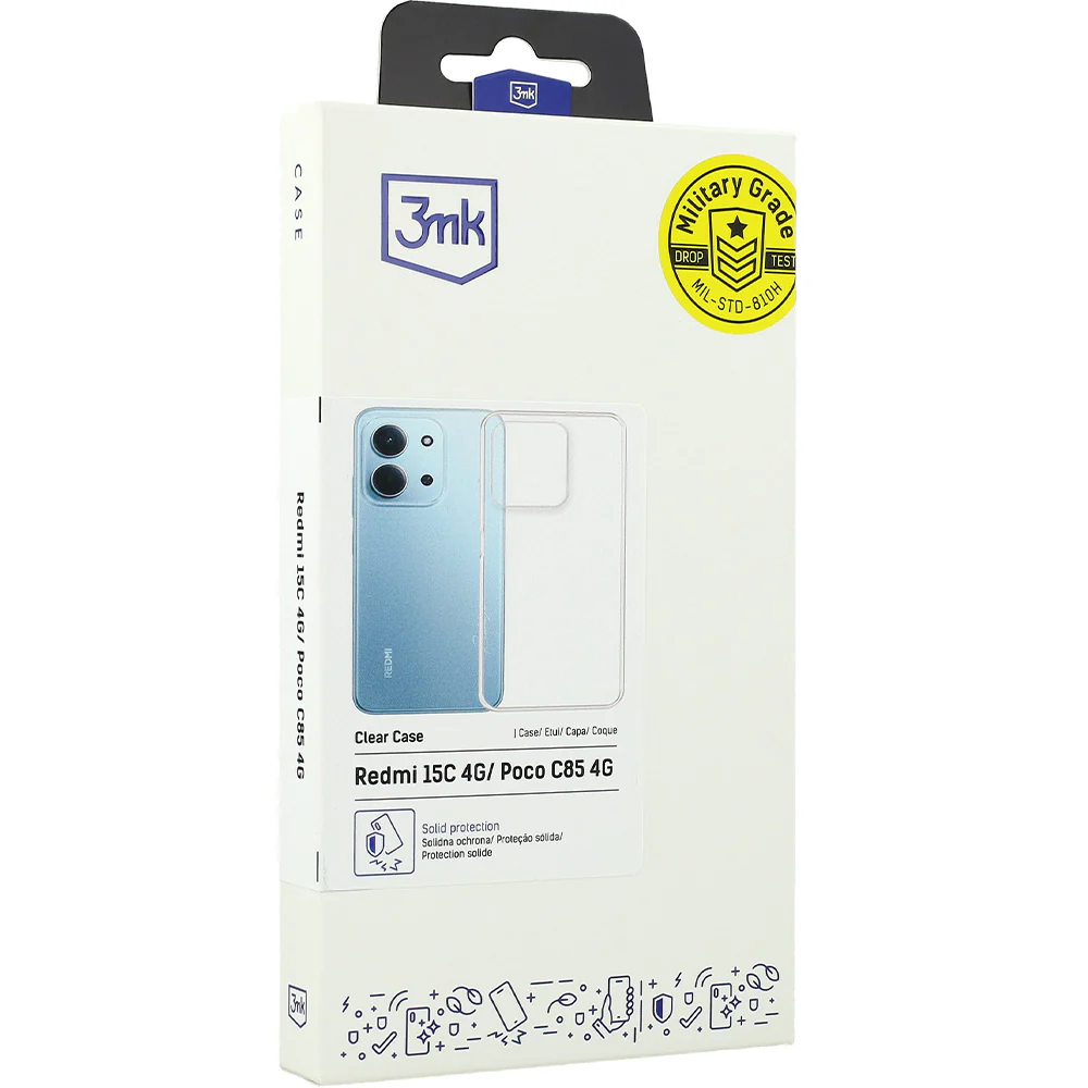 Handyhülle für Xiaomi Redmi 15C 4G / POCO C85 4G, 3mk Clear Case, Transparent - Image 7