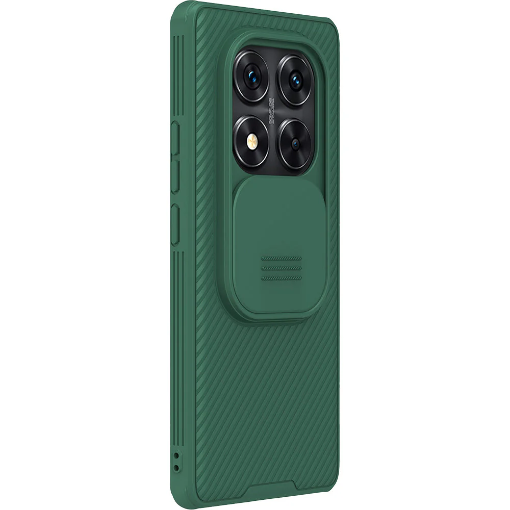 Handyhülle für Redmi Note 14 Pro 5G / POCO X7, Nillkin CamShield Pro, Dunkelgrün