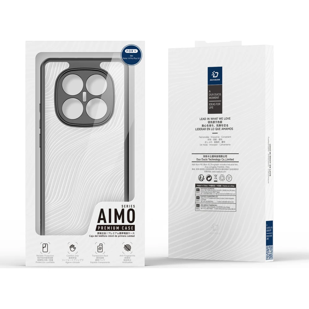 Handyhülle für Redmi Note 14 Pro Plus 5G, Dux Ducis Aimo, Schwarz und Transparent - Image 10
