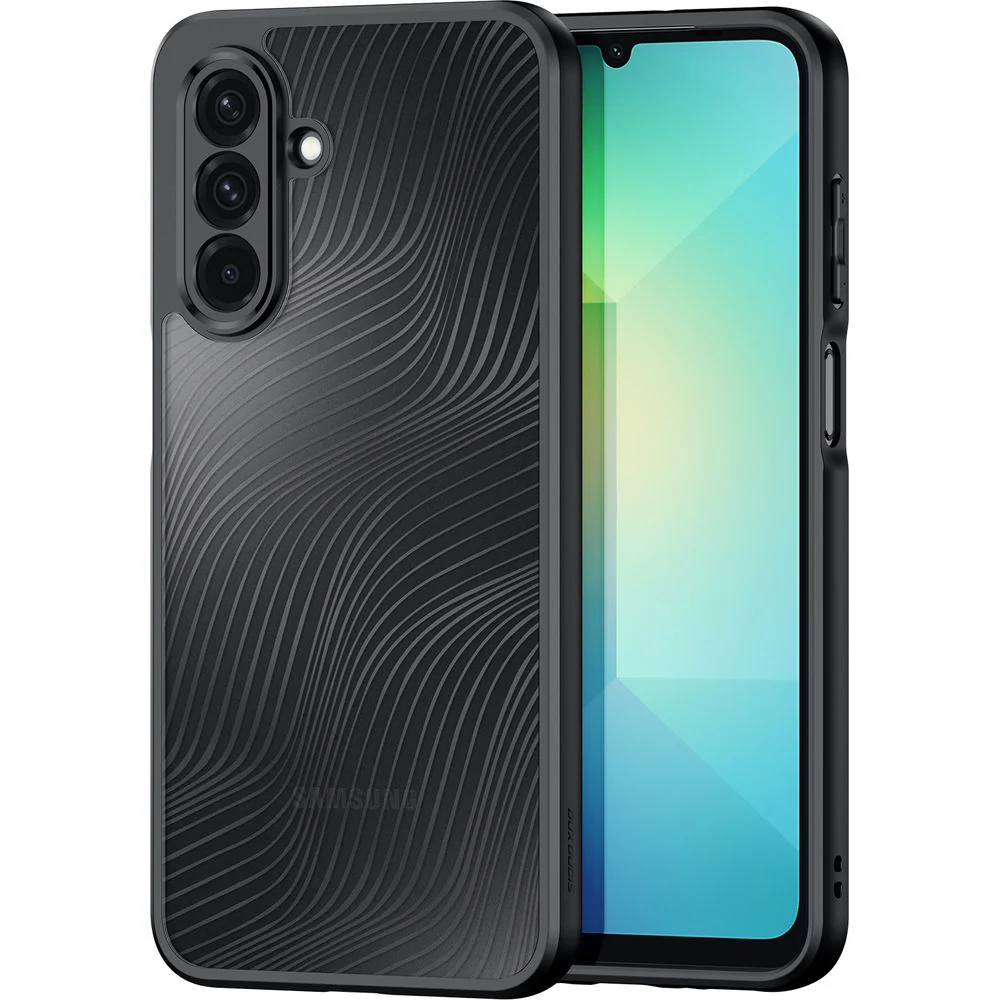 Handyhülle für Samsung Galaxy A26 5G, Dux Ducis Aimo, Transparent mit Schwarzen Rahmen