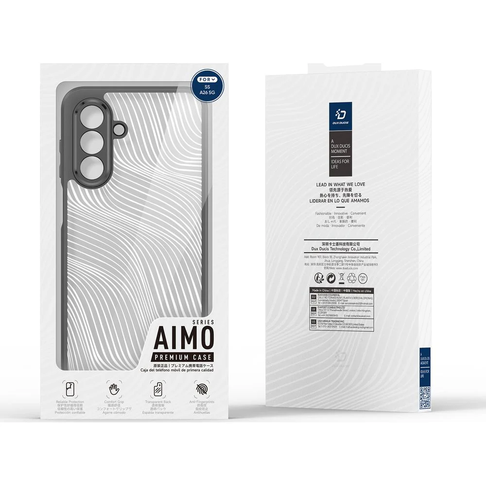 Handyhülle für Samsung Galaxy A26 5G, Dux Ducis Aimo, Transparent mit Schwarzen Rahmen - Image 10