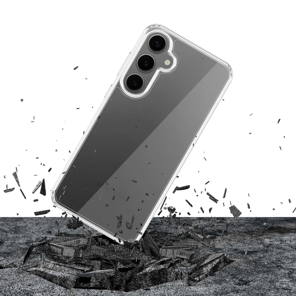 Handyhülle für Samsung Galaxy S25, 3mk Armor Case, Transparent - Image 4