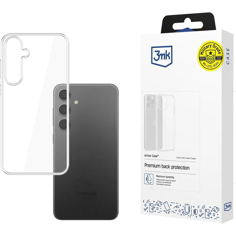 Handyhülle für Samsung Galaxy S25, 3mk Clear Case, Transparent - Image 3
