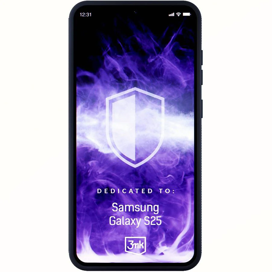 Handyhülle für Samsung Galaxy S25, 3mk Smoke MagCase, Durchscheinend mit schwarzen Rahmen - Image 3