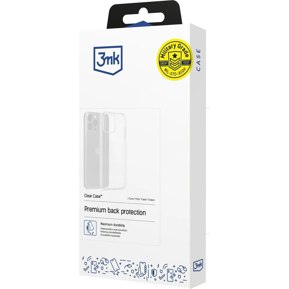 Handyhülle für Samsung Galaxy S25 Ultra, 3mk Clear Case, Transparent - Image 4