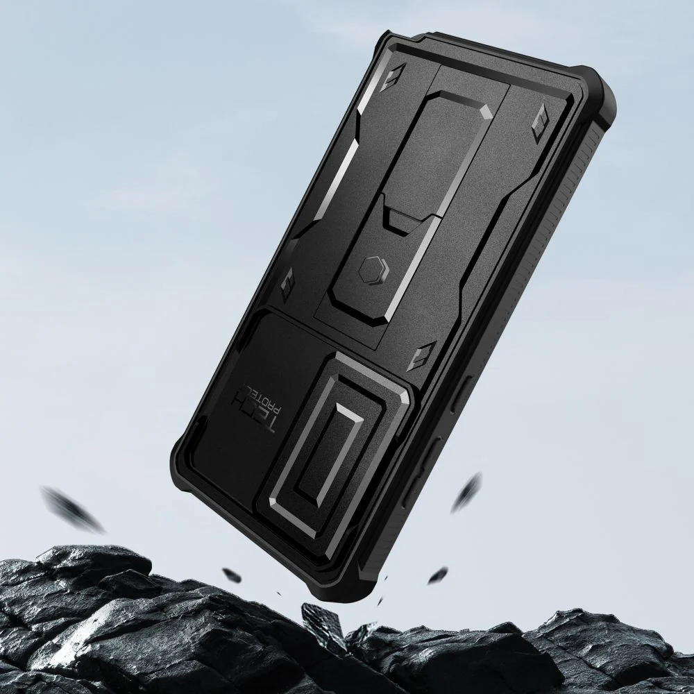 Handyhülle für Samsung Galaxy S25 Ultra, Tech-Protect Kevlar Cam Plus, Schwarz - Image 5