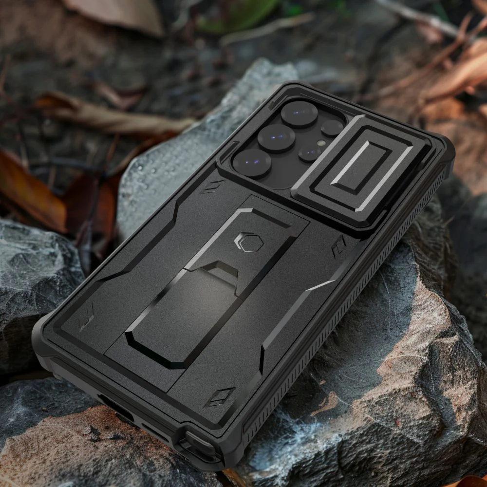 Handyhülle für Samsung Galaxy S25 Ultra, Tech-Protect Kevlar Cam Plus, Schwarz - Image 7