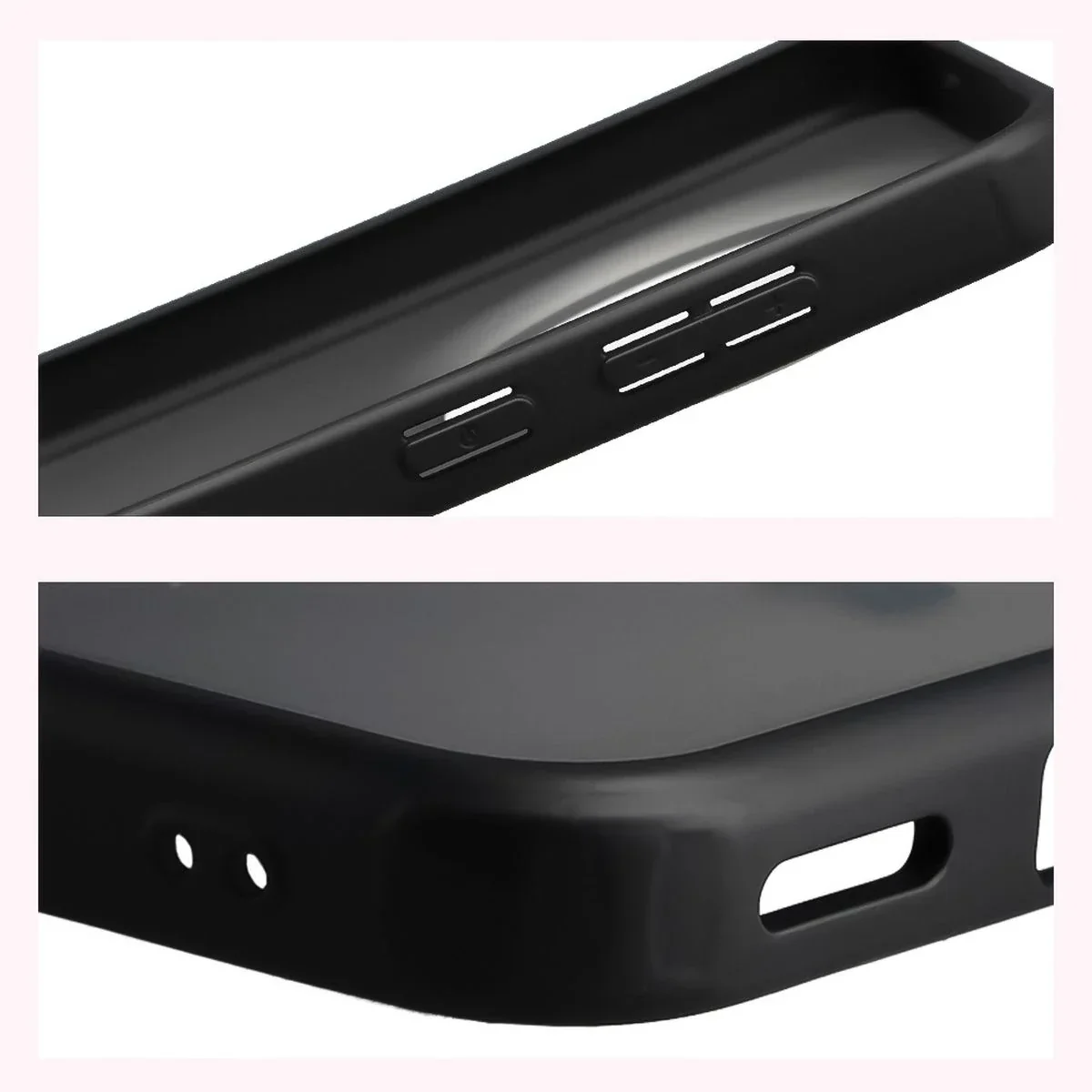 Handyhülle für Vivo X300, Bizon Case Angelo, Getönte mit schwarzem Rahmen - Image 4