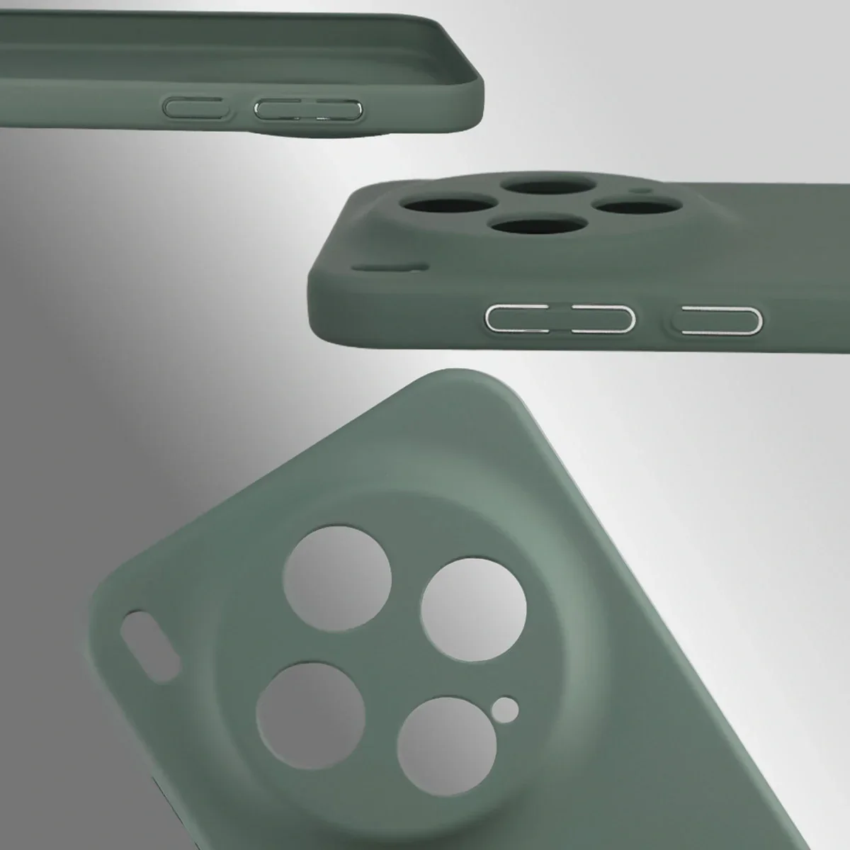 Handyhülle für Vivo X300, Bizon Case Lupka, Grün - Image 4