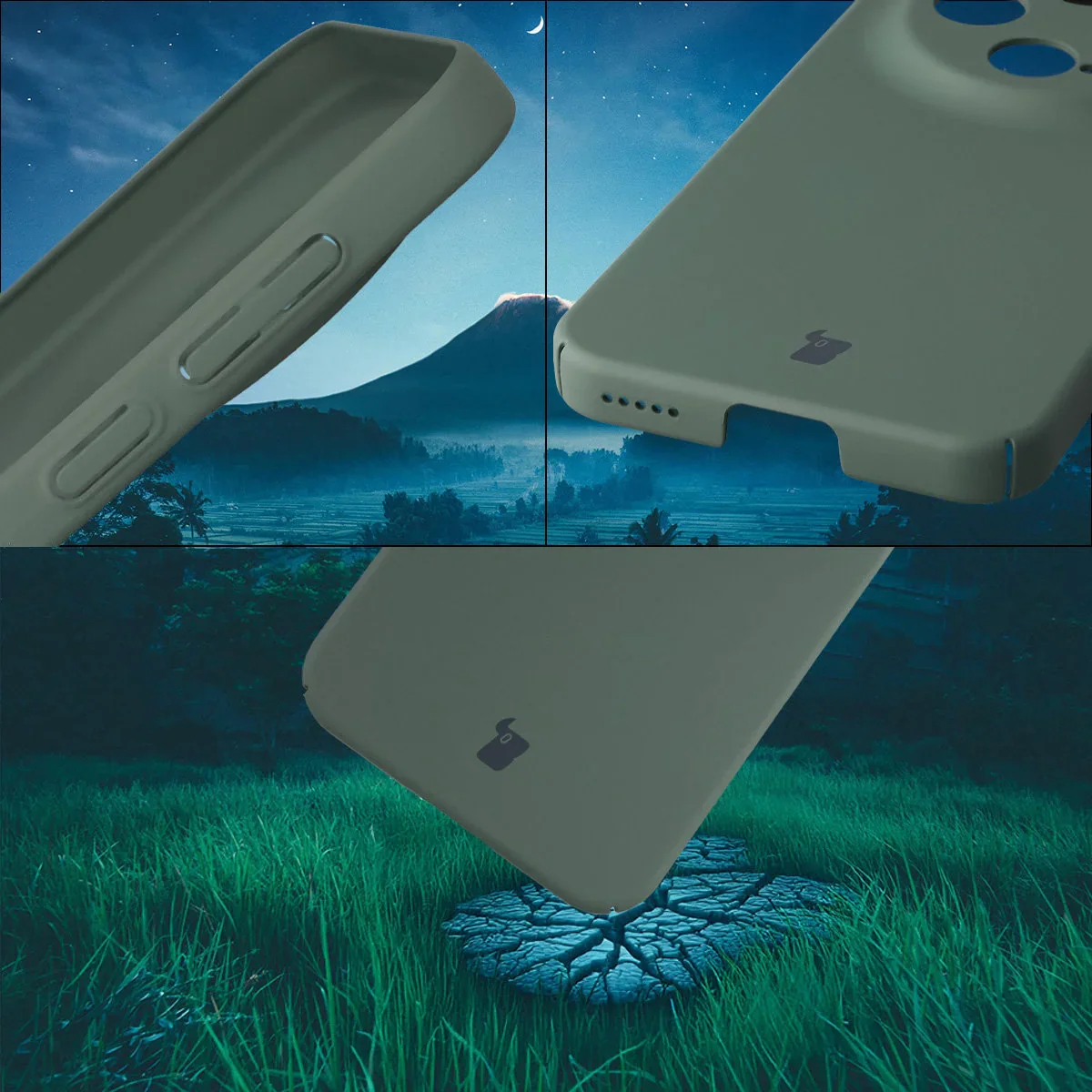Handyhülle für Vivo X300, Bizon Case Lupka, Grün - Image 5