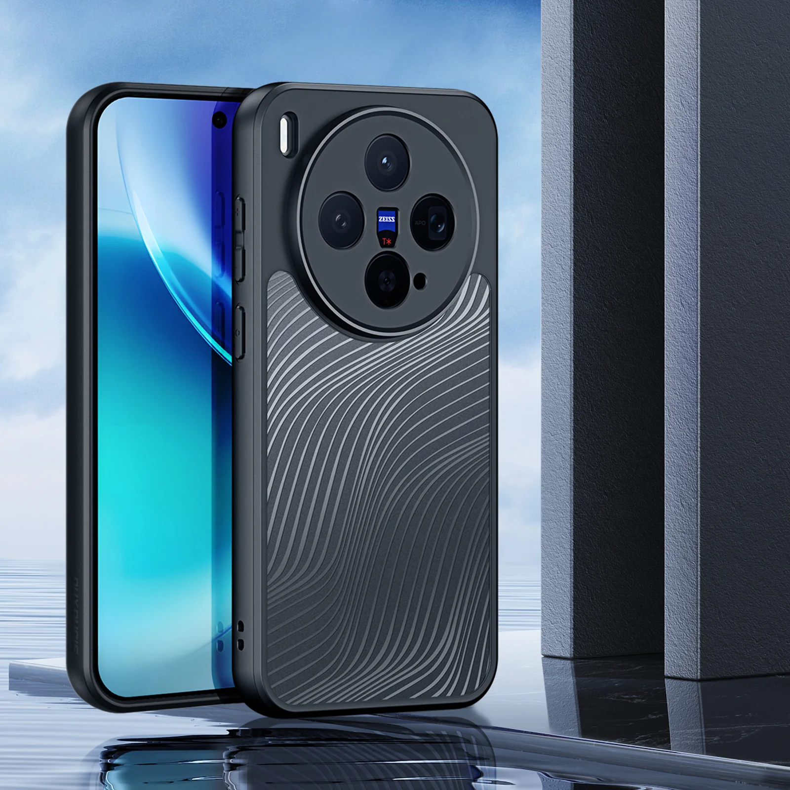 Handyhülle für Vivo X300, Dux Ducis Aimo, Transparent mit schwarzen Rahmen - Image 11