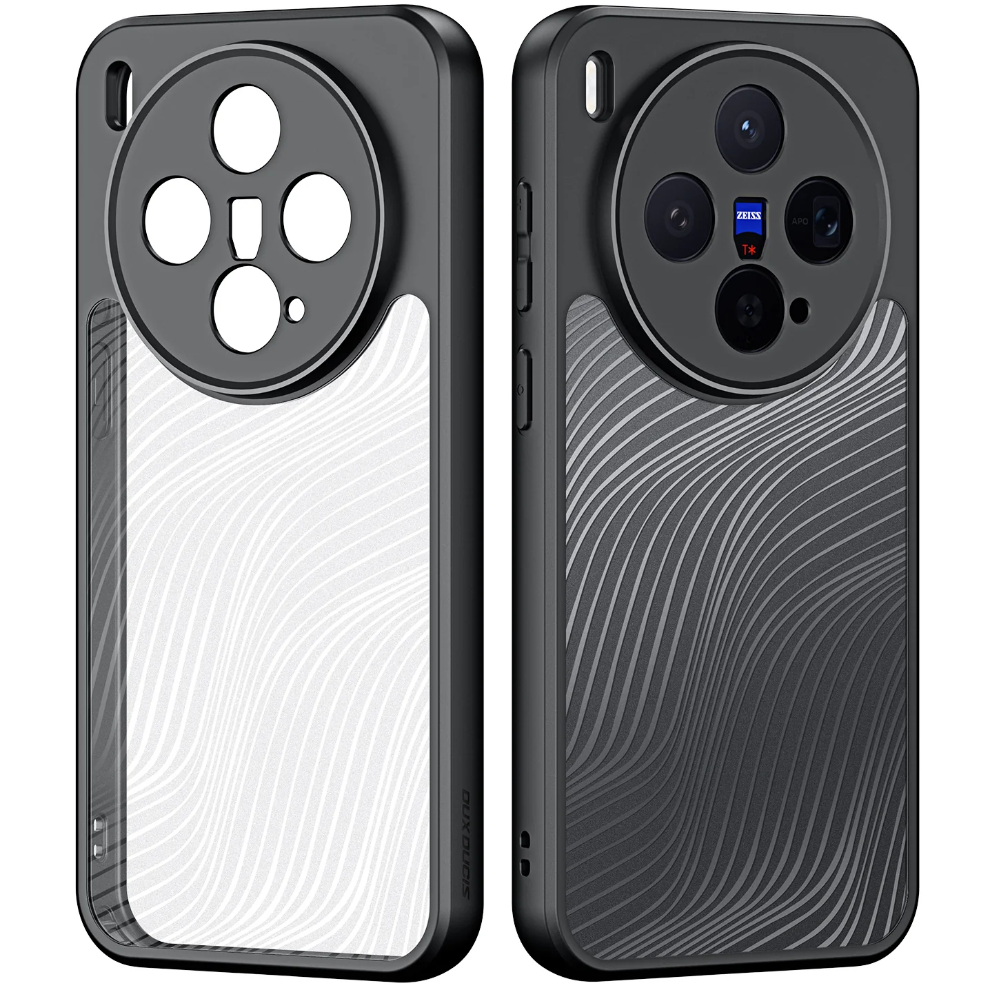 Handyhülle für Vivo X300, Dux Ducis Aimo, Transparent mit schwarzen Rahmen - Image 3