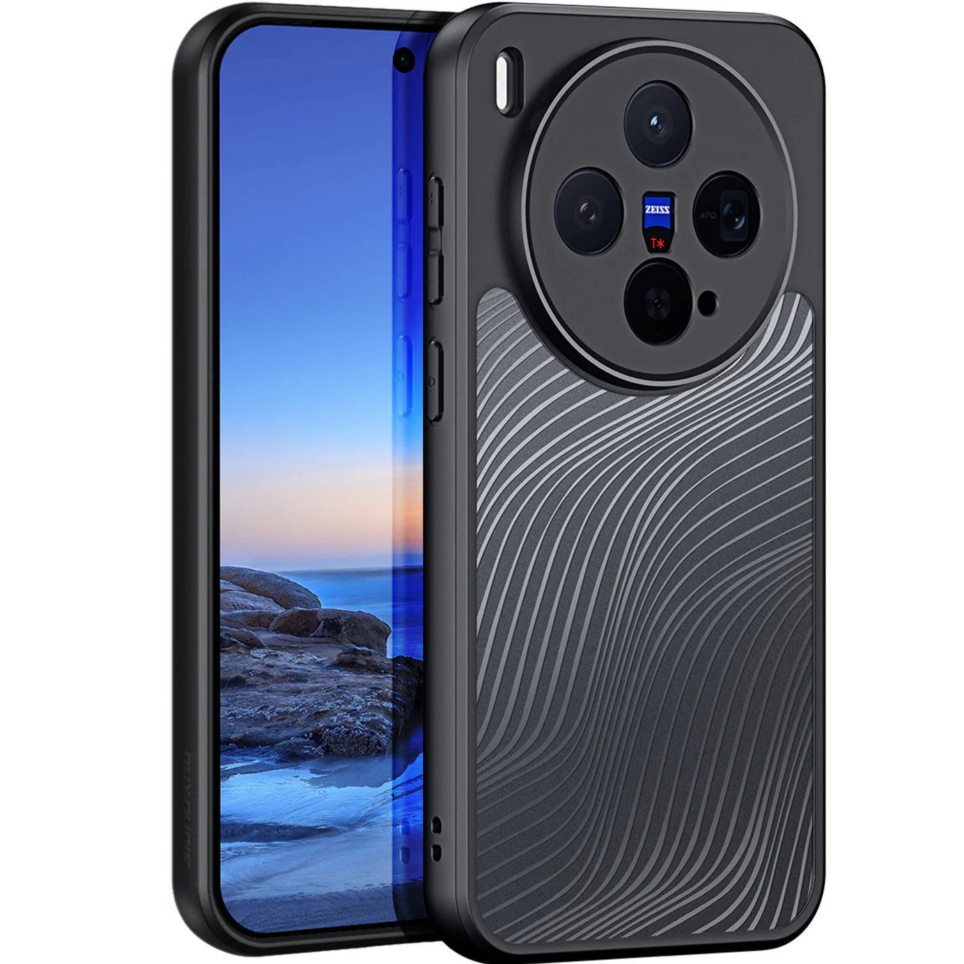 Handyhülle für Vivo X300, Dux Ducis Aimo, Transparent mit schwarzen Rahmen - Image 4