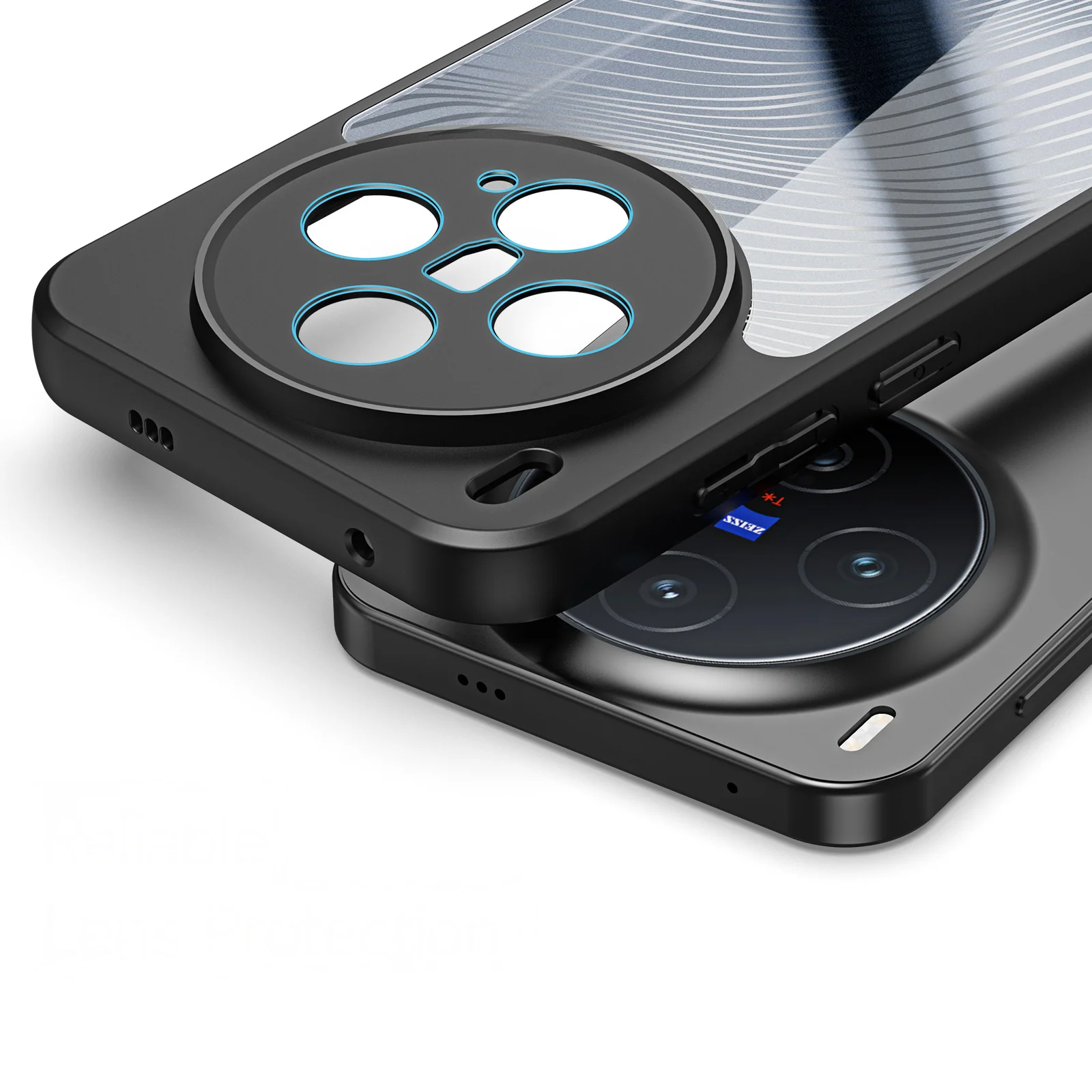 Handyhülle für Vivo X300, Dux Ducis Aimo, Transparent mit schwarzen Rahmen - Image 6