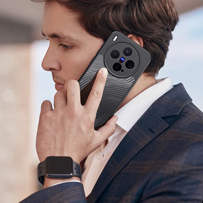 Handyhülle für Vivo X300, Dux Ducis Aimo, Transparent mit schwarzen Rahmen - Image 9