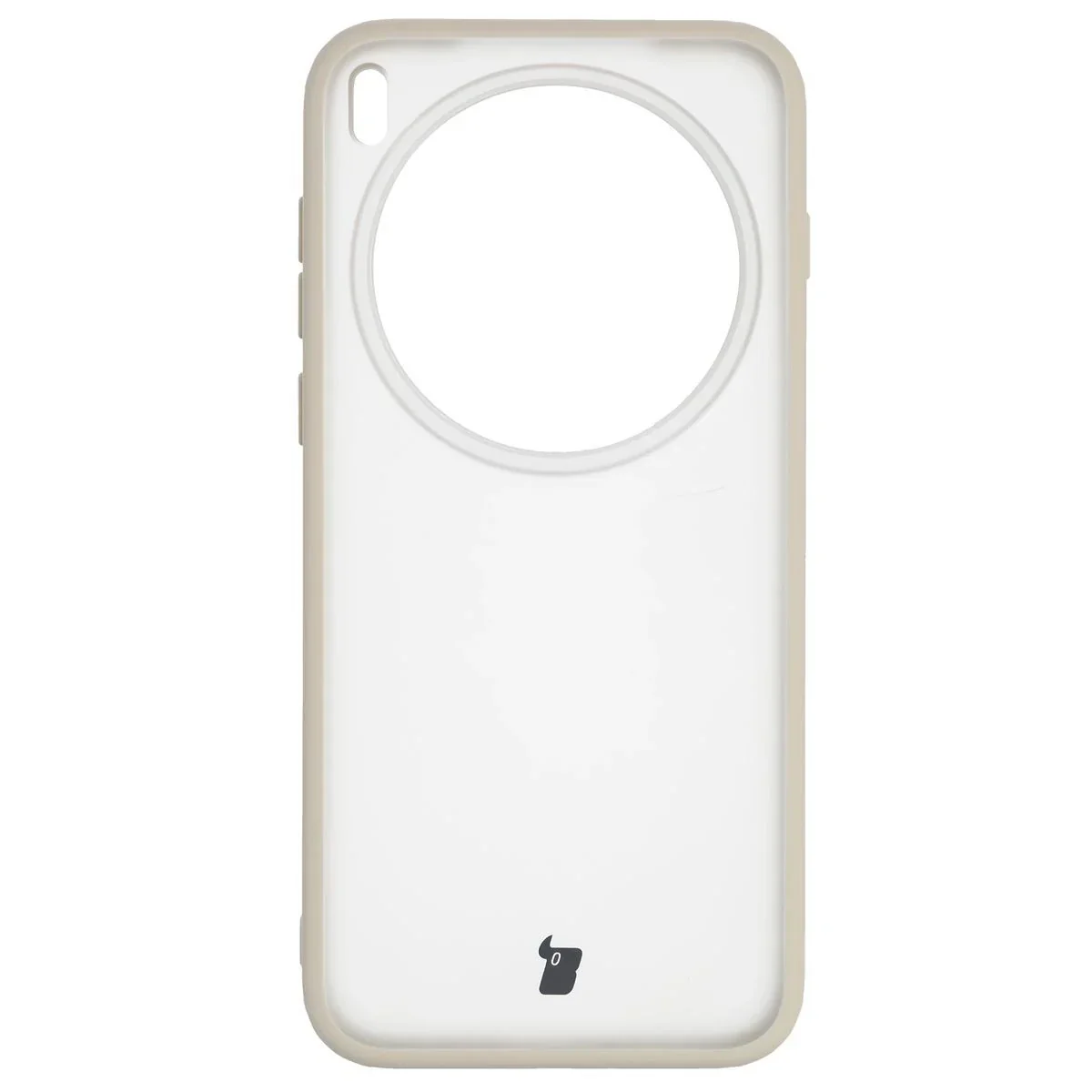 Handyhülle für Vivo X300 Pro, Bizon Case Angelo, Semitransparent mit beigem Rahmen - Image 2
