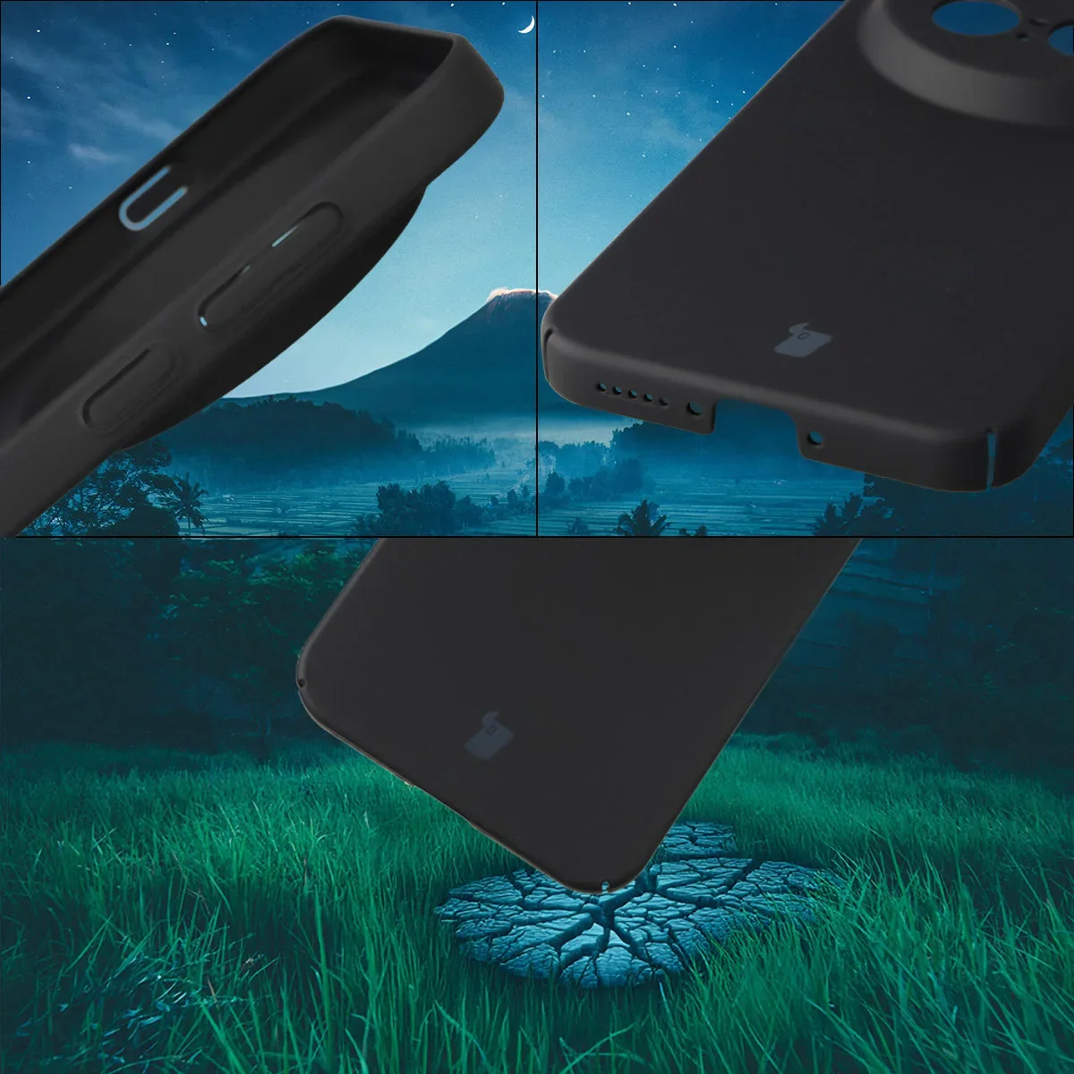 Handyhülle für Vivo X300 Pro, Bizon Case Lupka, Schwarz - Image 5