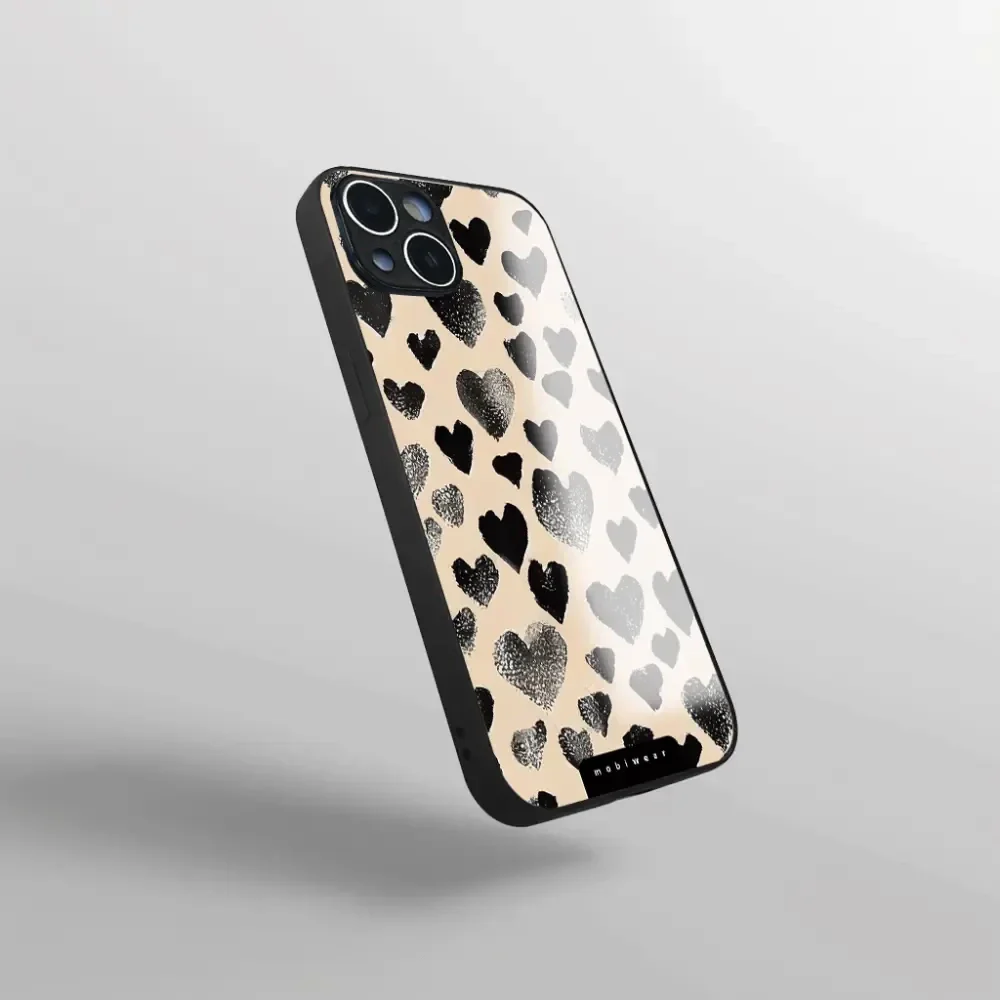 Handyhülle für Xiaomi 13T Pro, Mobiwear Glossy Case, Beige Liebe - Image 2