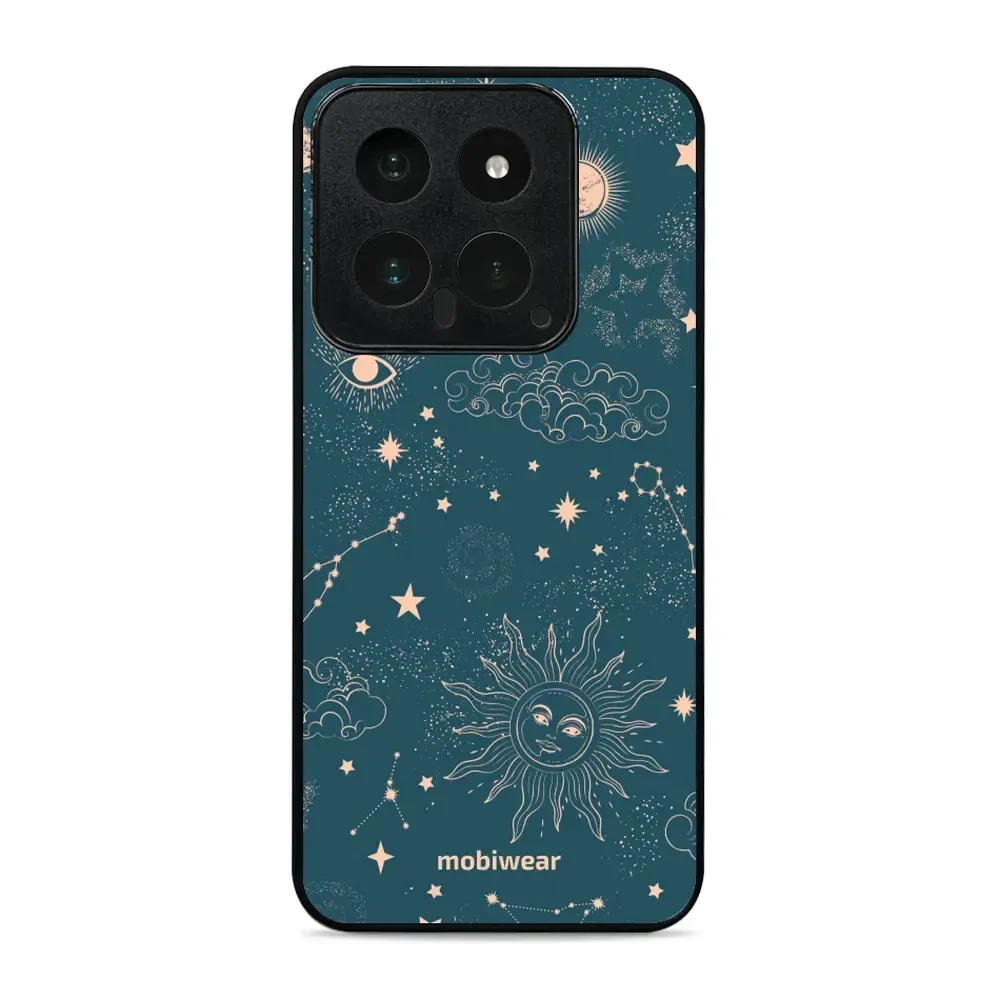 Handyhülle für Xiaomi 14, Mobiwear Glossy Case, Astraler Staub