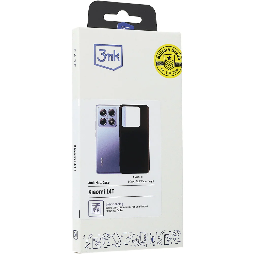 Handyhülle für Xiaomi 14T, 3mk Matt Case, Schwarz - Image 4