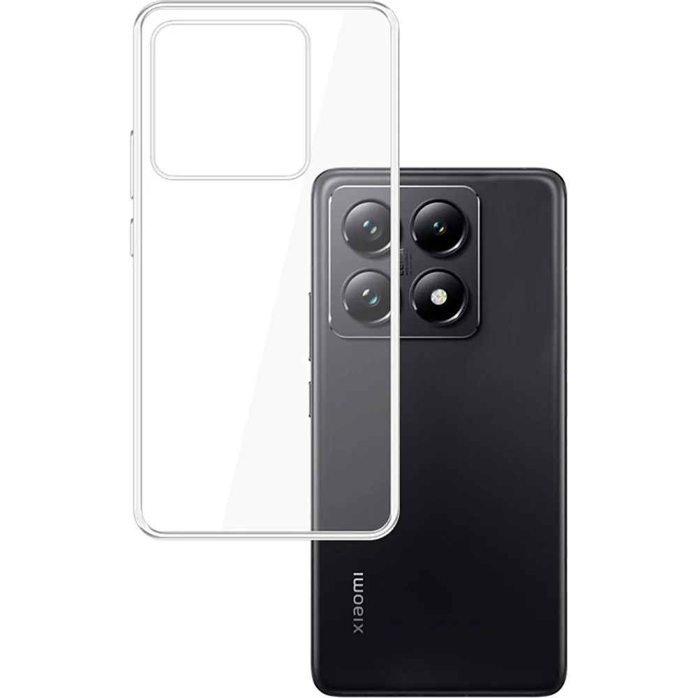 Handyhülle für Xiaomi 14T Pro, 3mk Clear Case, Transparent