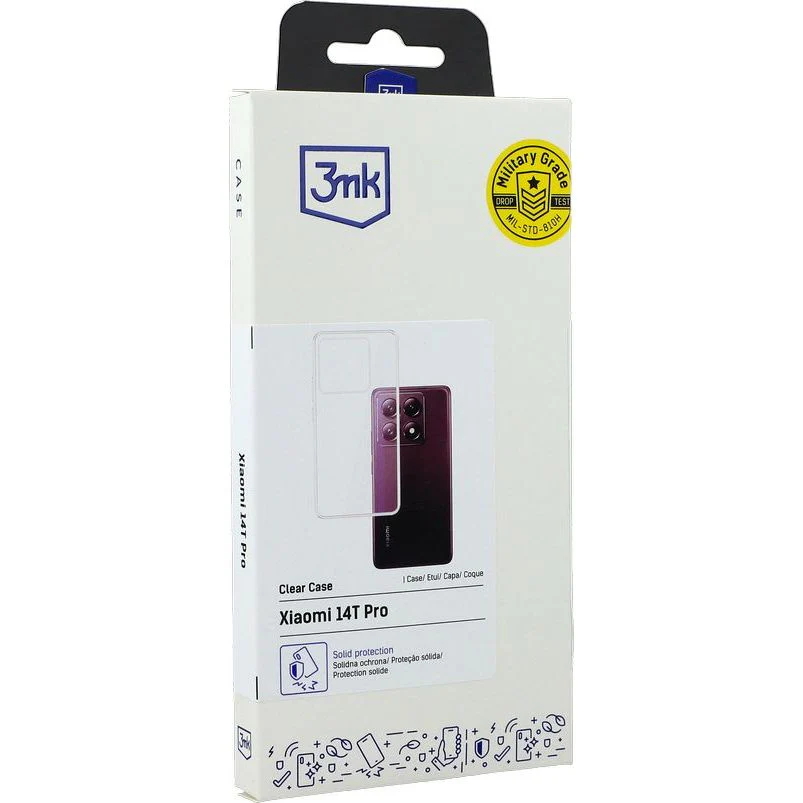 Handyhülle für Xiaomi 14T Pro, 3mk Clear Case, Transparent - Image 4