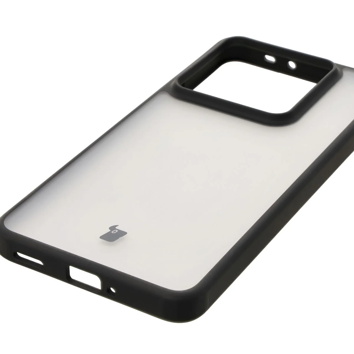 Handyhülle für Xiaomi 14T Pro, Bizon Case Angelo, Durchscheinend mit schwarzem Rahmen - Image 5