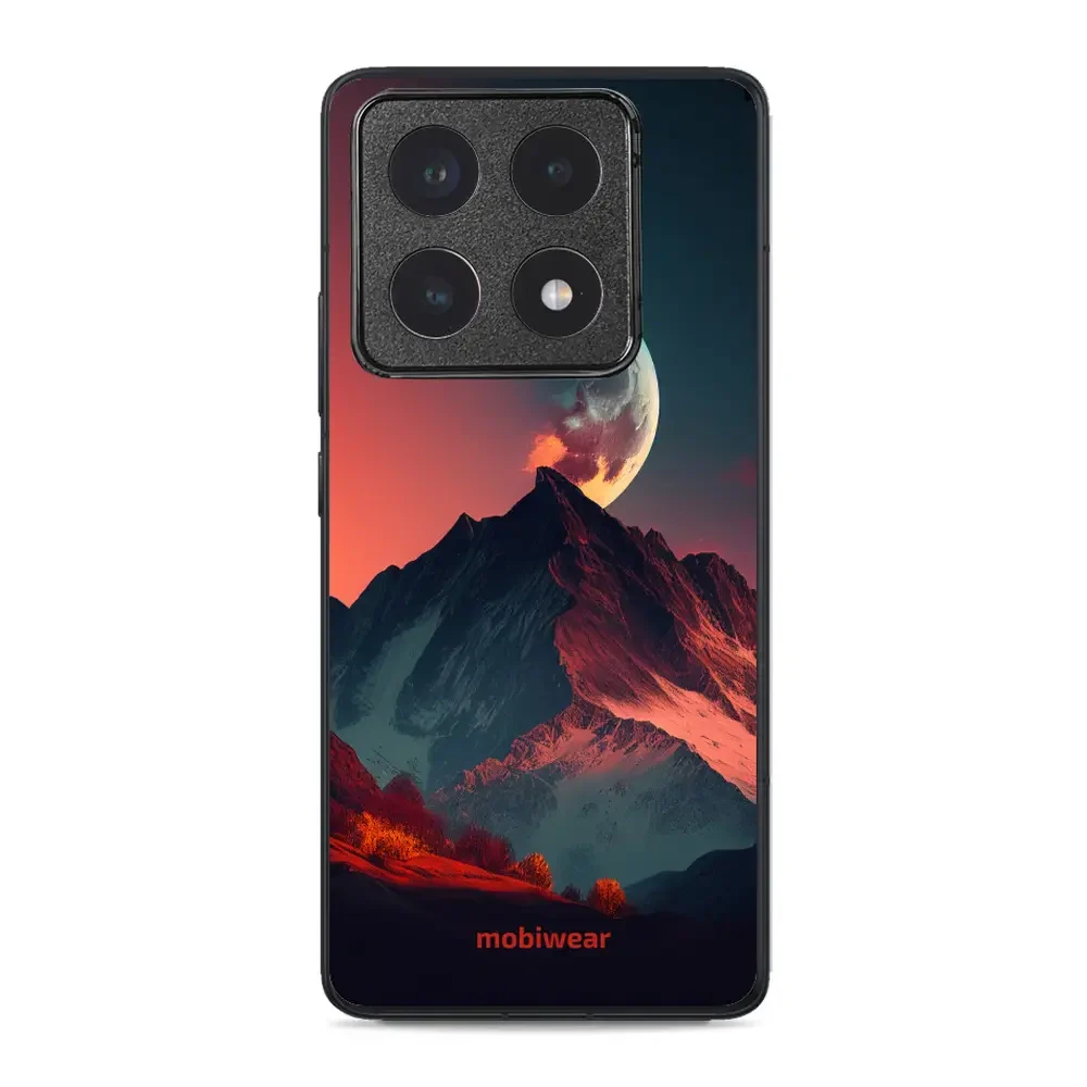 Handyhülle für Xiaomi 14T Pro, Mobiwear Glossy Case, Gebirgsdämmerung