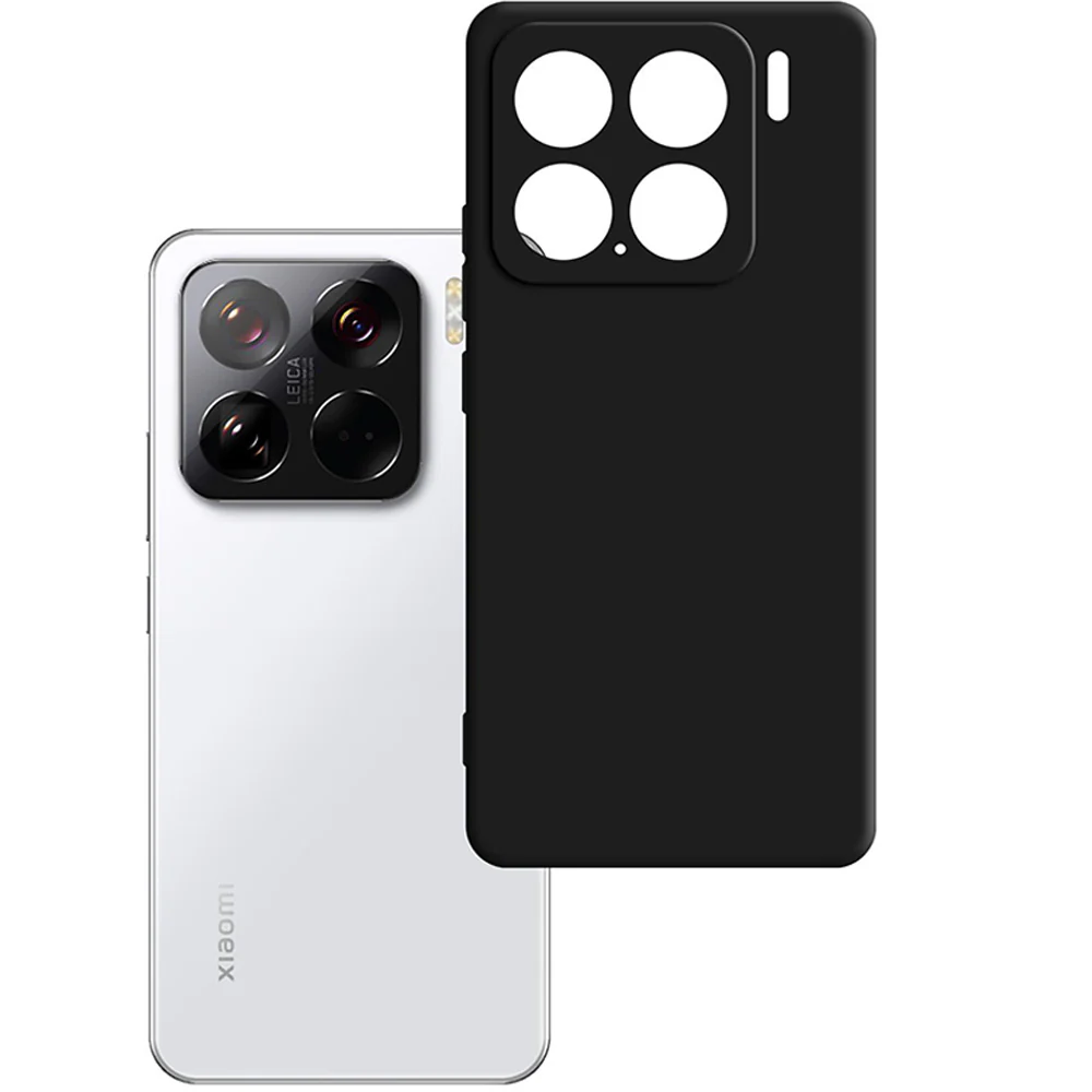 Handyhülle für Xiaomi 15, 3mk Matt Case, Mattes Schwarz